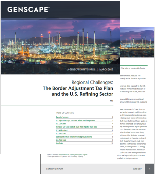 The Border Adjustment Tax Plan and the U.S. Refining Sector